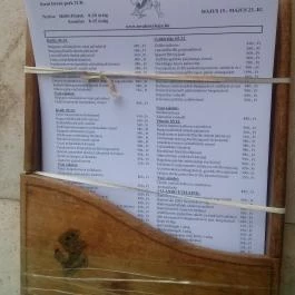 Tera Magyar Konyhája, Budapest - Étlap/itallap