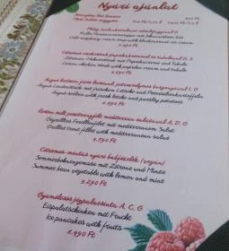 Tercia Hubertus étterem