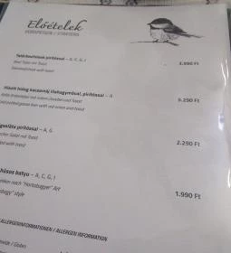 Tercia Hubertus étterem