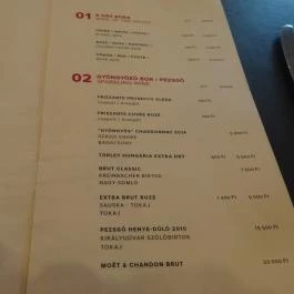 Terminál Étterem & Bár, Budapest - Étlap/itallap