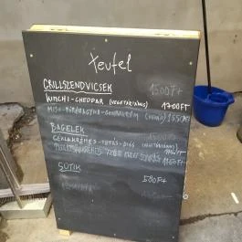 Teufel Budapest - Étlap/itallap