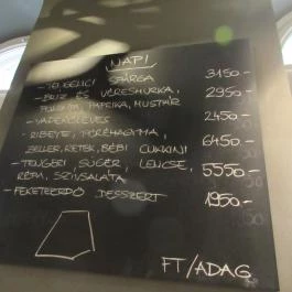 Textura Étterem Budapest - Étlap/itallap