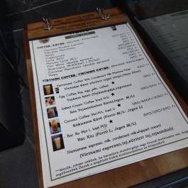 The AnNam Cafe Budapest - Étlap/itallap