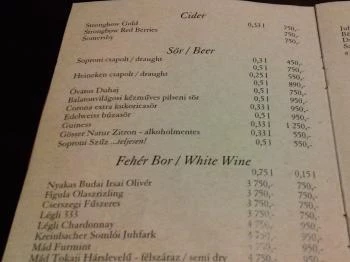 The Club Cafe, Bar & Kitchen Budapest