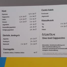 The Donut Library - Karinthy Frigyes út, Budapest - Étlap/itallap