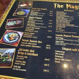 The Magic Budapest - Étlap/itallap