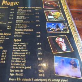 The Magic Budapest - Étlap/itallap
