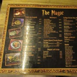 The Magic Budapest - Étlap/itallap