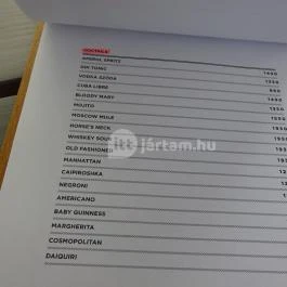 The Selection Budapest - Étlap/itallap