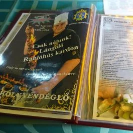 Thököly Vendéglő Budapest - Étlap/itallap