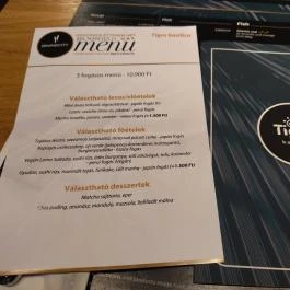 Tigre Budapest - Étlap/itallap