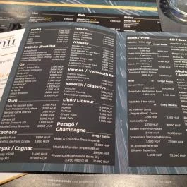 Tigre Budapest - Étlap/itallap