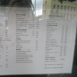 Tik-Tak Eszpresszó Budapest - Étlap/itallap