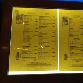 Tilos a Tilos Budapest - Étlap/itallap