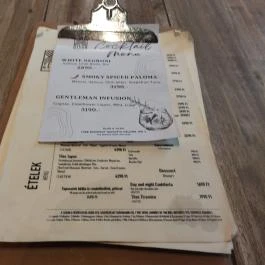 Tilos a Tilos Budapest - Étlap/itallap