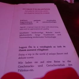 Timi Presszó, Dunaharaszti - Étlap/itallap