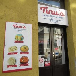Tinu's Indiai Gyorsétterem Budapest - Külső kép