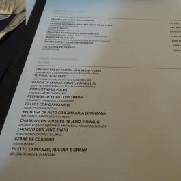 TioFelipe Étterem Budapest - Étlap/itallap