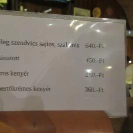 Tokaji Borozó, Budapest - Étlap/itallap