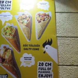 Tölcsibe Budapest - Étlap/itallap