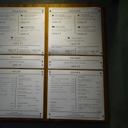 TöLTő Bar & Grill Budapest - Étlap/itallap