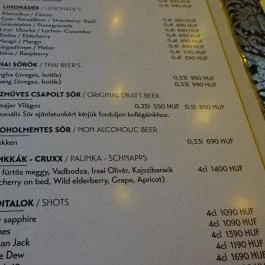 Tom Yum Budakeszi Thai Food, Budakeszi - Étlap/itallap