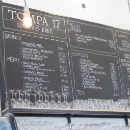 Tompa17 Budapest - Étlap/itallap