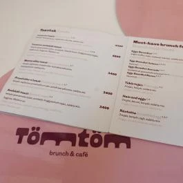 Tömtöm Brunch & Café, Budapest - Étlap/itallap