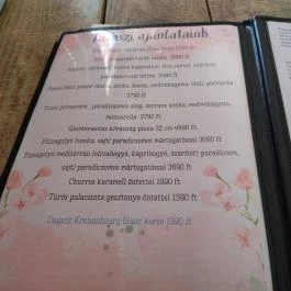 Tonett Pub Étterem & Pizzéria Budapest - Étlap/itallap