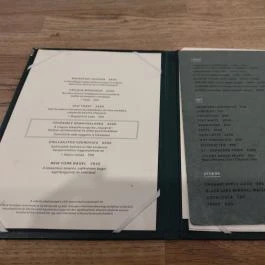 Törökméz Budapest - Étlap/itallap