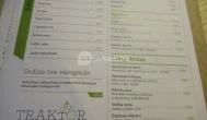 Traktor Farmfood Restaurant Budapest - Étlap/itallap