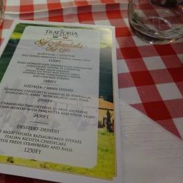Trattoria Gusto, Budapest - Étlap/itallap