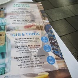 Trattoria Pomo D'Oro, Budapest - Étlap/itallap