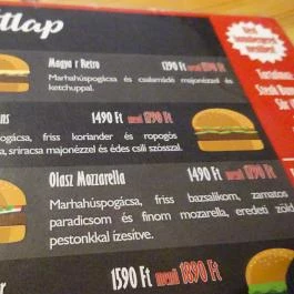 Traveler's Bistro Budapest - Étlap/itallap