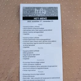 Trifla Ivó & Konyha, Eger - Étlap/itallap