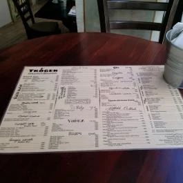 Tróger Gasztró Bisztró, Budapest - Étlap/itallap