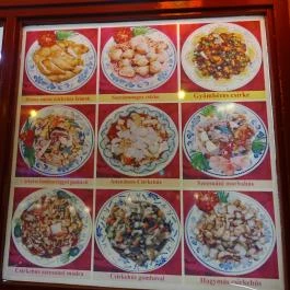 Tündérkert Kínai Étterem Budapest - Étlap/itallap