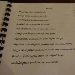 Turul Étterem, Szikszó - Étlap/itallap