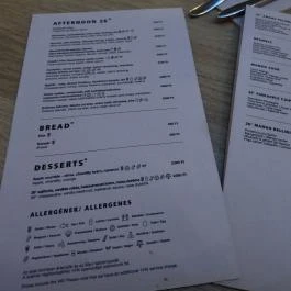 Twentysix Budapest - Étlap/itallap