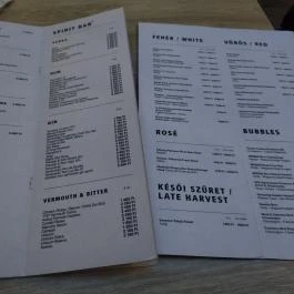 Twentysix Budapest - Étlap/itallap