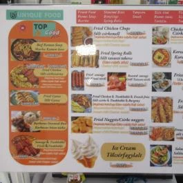 Unique Tea & Street Food, Budapest - Étlap/itallap