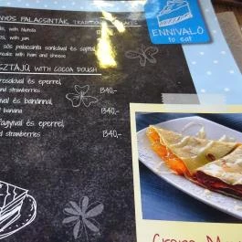Unixo, Budapest - Étlap/itallap