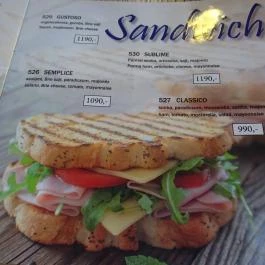 Unixo, Budapest - Étlap/itallap