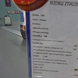 Váci Donác, Vác - Étlap/itallap