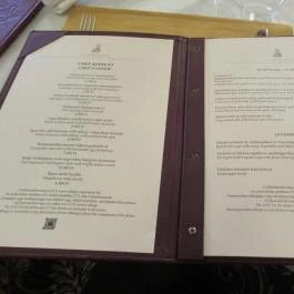 Vadrózsa Étterem Budapest - Étlap/itallap