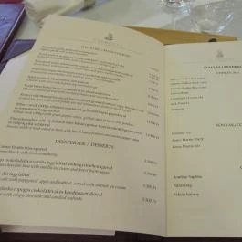 Vadrózsa Étterem Budapest - Étlap/itallap