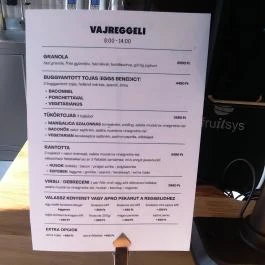 Vaj - Hello Buda Budapest - Étlap/itallap