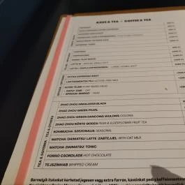 Vaj - József Attila utca Budapest - Étlap/itallap