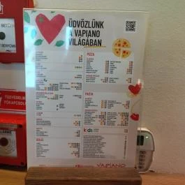 Vapiano Étterem - Bécsi Corner, Budapest - Étlap/itallap