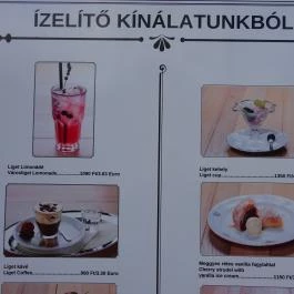 Városliget Café & Restaurant Budapest - Étlap/itallap